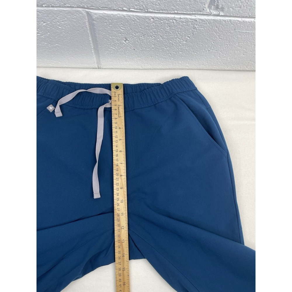 Figs Pants Mens S Tall Teal Blue Technical Collection Joggers Scrub Drawstring - Picture 4 of 6